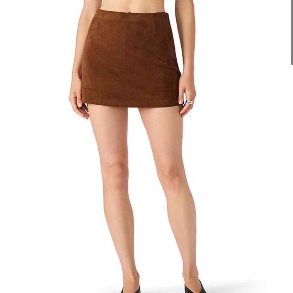 Steve Madden Rich Brown Mini Skirt
